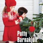 Jóla barnakjóll með Putty munsturbekk