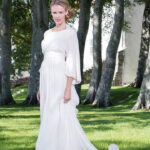 Alva bolero jakki í perluprjóni