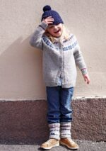 Hneppt Nancy peysa á stúlkur og legghlífar - Image 2