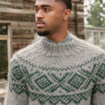 Chunky Marius herrapeysa prjónuð upp