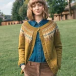 Sólarlag munsturpeysa-T13-13