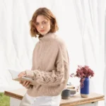 T17-14 Sienna peysa með rennilás