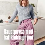 Haustpeysa með hálfklukkuprjóni