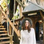 EVE peysa með hálfklukkuprjóni úr Line