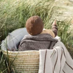 T17-42 Pauls teppi með perlubrugðningu