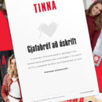 Gjafabréf - árs áskrift að Tinnu prjónablaði