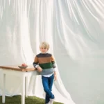 T17-30 Billys röndótt peysa