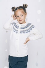 Eva jakkapeysa með hjartamunstri